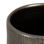 Vaso Metallizzato Ceramica 31 x 31 x 51 cm - Augustea Shop