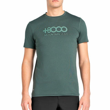 Maglia Sportiva a Maniche Corte +8000 Pipe Verde