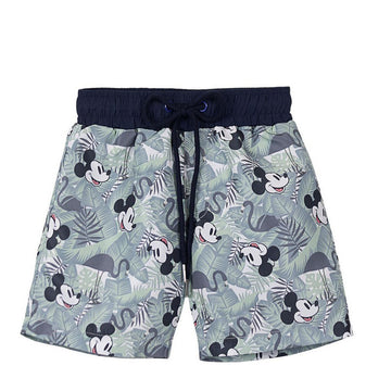 Costume da Bagno Bambino Mickey Mouse Verde Verde Chiaro