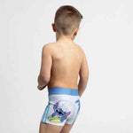 Boxer per bambini Stitch Azzurro