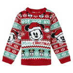 Felpa per Bambini Mickey Mouse Rosso Natale 7 Anni