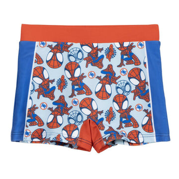 Costume da Bagno Boxer per Bambini Spidey Azzurro