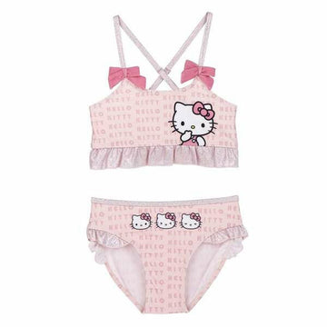 Bikini Per Bambine Hello Kitty Rosa chiaro (7 Anni)