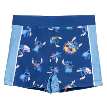Costume da Bagno Boxer per Bambini Stitch Blu scuro