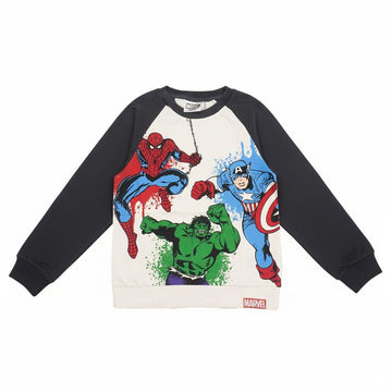 Felpa per Bambini The Avengers Beige