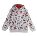 Felpa con Cappuccio da Bambina Hello Kitty Grigio