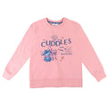 Felpa con Cappuccio da Bambina Stitch Rosa