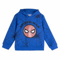 Felpa con Cappuccio Bambino Spider-Man Azzurro
