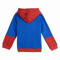 Felpa con Cappuccio Bambino Spider-Man Rosso