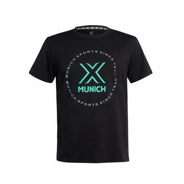Maglia Sportiva a Maniche Corte Munich Nero