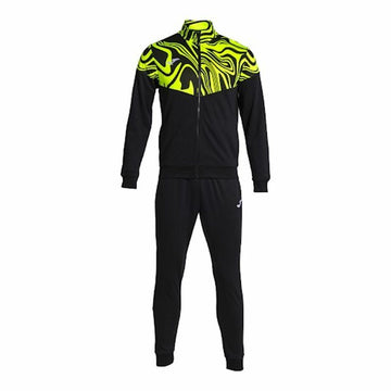 Children’s Tracksuit Joma Sport Lion II Yellow Black 2 Pieces