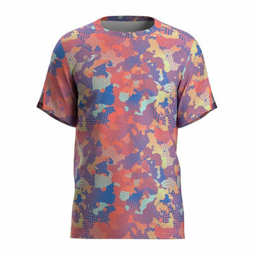 Maglia a Maniche Corte Uomo Joma Sport R-City Rosso Cremisi