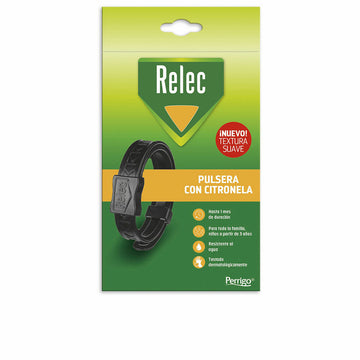 Citronella Anti-mosquito Bracelet Relec Relec Pulsera Black Adults