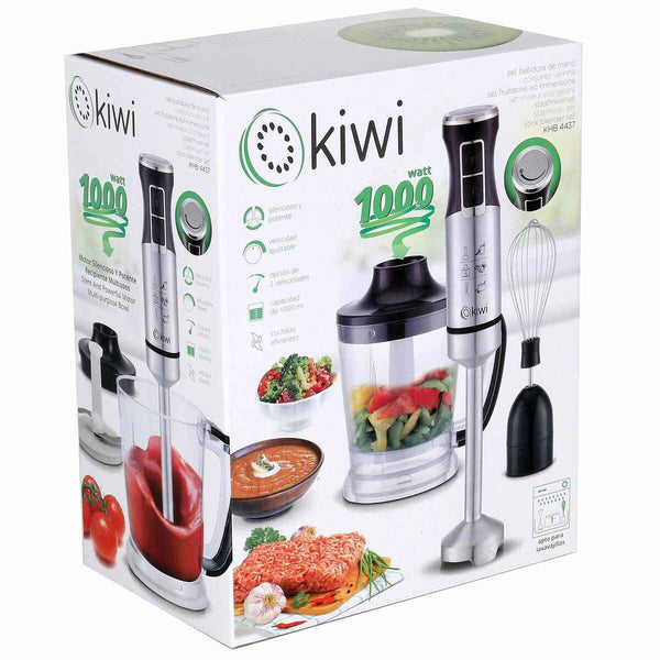 frullatore ad immersione Kiwi KHB-4437 1 L 1000W Acciaio inossidabile - Augustea Shop