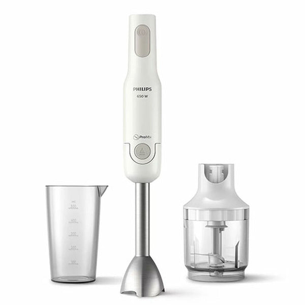 Frullatore ad Immersione Philips Promix Bianco 650 W - Augustea Shop