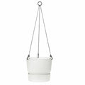 Vaso sospeso Elho Greenville Bianco Plastica Ø 23,9 x 20,3 cm