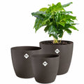 Set di Vasi Elho Plastica Rotondo 3 Pezzi