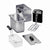 Friggitrice Princess 01.182626.01.050 2000 W 3 L Nero Argentato Acciaio
