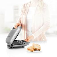 Tostiera Grill Princess 01.127003.01.001 Nero Grigio 750 W - Augustea Shop