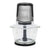 Tritatutto Princess 221051 Picadora Nero Vetro Acciaio inossidabile 300 W 1 L - Augustea Shop