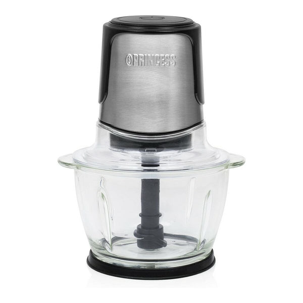 Tritatutto Princess 221051 Picadora Nero Vetro Acciaio inossidabile 300 W 1 L - Augustea Shop