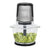 Tritatutto Princess 221051 Picadora Nero Vetro Acciaio inossidabile 300 W 1 L - Augustea Shop