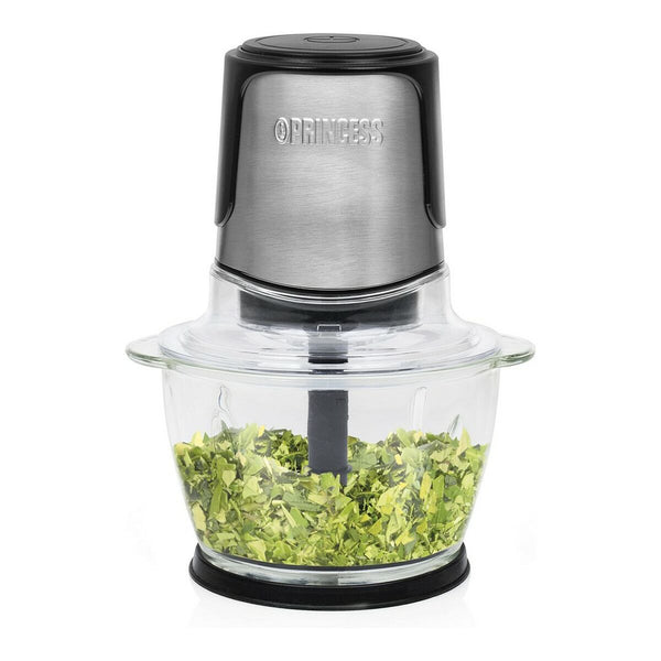 Tritatutto Princess 221051 Picadora Nero Vetro Acciaio inossidabile 300 W 1 L - Augustea Shop