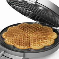 Macchina da Waffle Princess 01.132380.01.001 1200 W Nero Argentato Acciaio - Augustea Shop