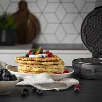 Macchina da Waffle Princess 01.132380.01.001 1200 W Nero Argentato Acciaio - Augustea Shop