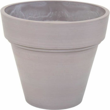 Vaso Mega Collections Ecostone Planter Marrone Taupé Ø 35 cm 35 cm 35 x 30 cm
