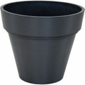 Vaso Mega Collections Ecostone Planter Nero Ø 35 cm 35 cm 35 x 30 cm