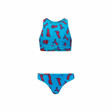 Bikini Per Bambine Puma Printed Set Indaco