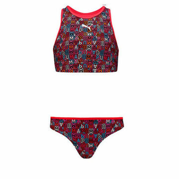 Bikini Bottoms For Girls Puma Printed Set Red