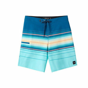 Costume da Bagno Uomo O'Neill Hyperfreak Heat Stripe 21" Azzurro