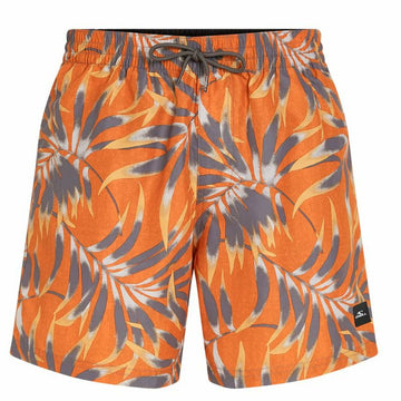 Costume da Bagno Uomo O'Neill Cali Floral 16'' Arancio