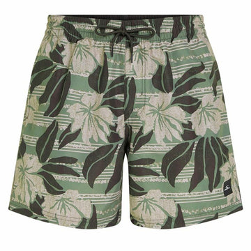 Costume da Bagno Uomo O'Neill Cali Floral 16'' Verde
