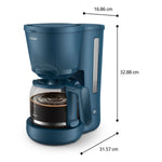 Caffettiera Americana Philips HD7411/70 Azzurro 1,3 L - Augustea Shop