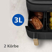 Friggitrice ad Aria Philips NA552/00 Nero 2750 W 9 L 1,4 Kg