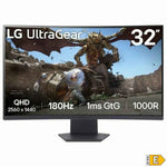 Monitor Gaming LG 32GS60QC-B 31,5" Quad HD 144 Hz 180 Hz