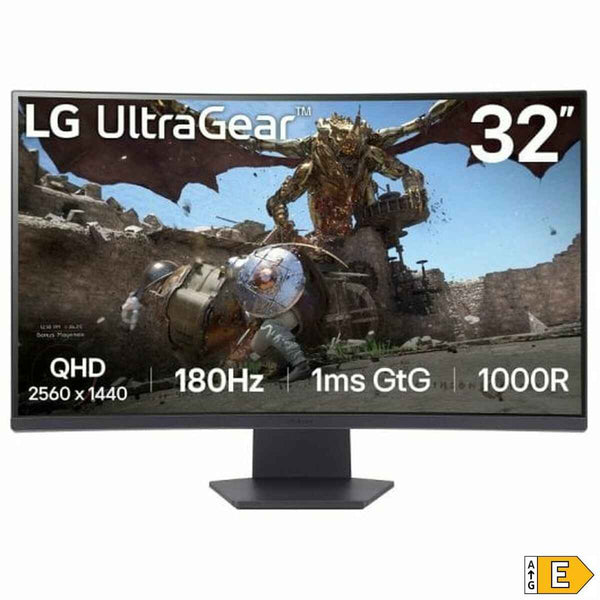 Monitor Gaming LG 32GS60QC-B 31,5" Quad HD 144 Hz 180 Hz