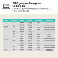 Laptop LG 14ZD90T-G.AX78B 14" intel core ultra 7 255H 16 GB RAM 1 TB SSD Qwerty in Spagnolo