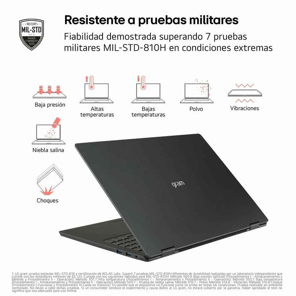Laptop LG 14ZD90T-G.AX78B 14" intel core ultra 7 255H 16 GB RAM 1 TB SSD Qwerty in Spagnolo