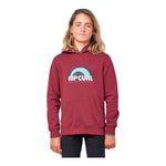 Felpa per Bambini Rip Curl Mama Pop Rosso Scuro - Augustea Shop