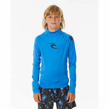 T-shirt da Bagno Rip Curl Wave Upf L/S Azzurro