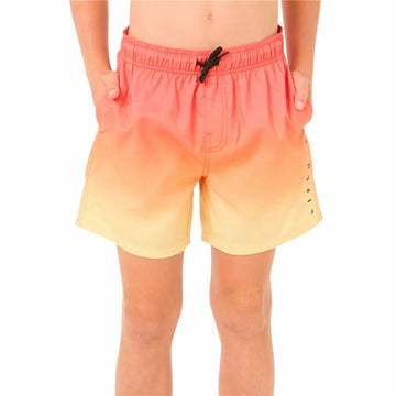 Costume da Bagno Bambino Rip Curl Fade Volley Rosso Multicolore