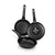 Padella Wok BRA Sartén Efficient Nero Alluminio Ø 24 cm - Augustea Shop