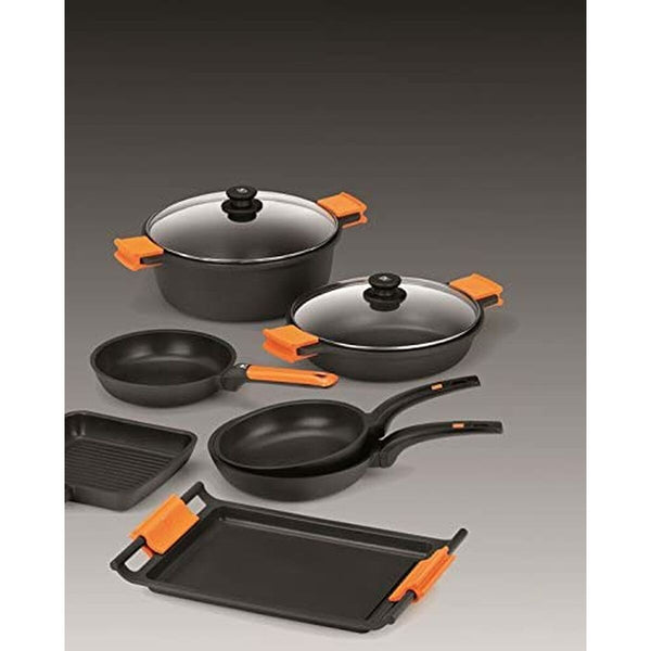 Padella Wok BRA Sartén Efficient Nero Alluminio Ø 24 cm - Augustea Shop