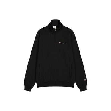 Felpa da Allenamento per Adulti Champion HALF ZIP SWEATSHIRT 220263 NBK Nero