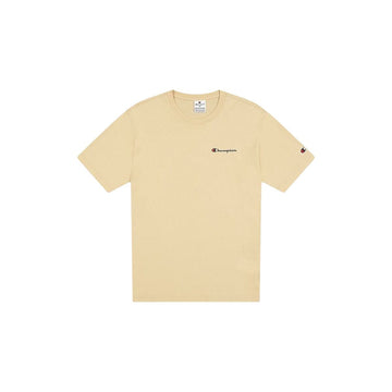 Men’s Short Sleeve T-Shirt Champion CHAMPION SS TEE 220264 WKK Beige