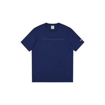 Men’s Short Sleeve T-Shirt Champion CHAMPION SS TEE 220273 Navy Blue